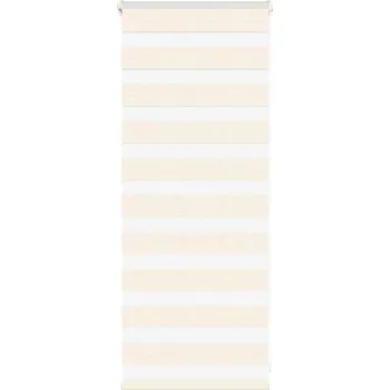 Roleta vidaXL Zebra roleta 60x100 cm šířka látky 55,9 cm polyester [4014721] Barva: Mramorově béžová