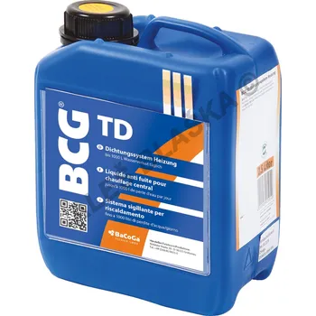 BCG - BaCoGa - Německo | BCG TD - chemický těsnící přípravek pro topné systémy (na topení, do radiátorů) - tekuté těsnění - 2,5 litru BCG TD