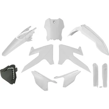 Tlumič řízení RACETECH (RTECH) 2025/12 sada plastů s kryty teleskopů TRIUMPH TF 250 X 24-26, TF 450 RC 25-26 barva bílá (RACETECH (RTECH) 2025/12 sada plastů s kryty teleskopů TRIUMPH TF 250 X 24-26, TF 450 RC 25-26 barva bílá)