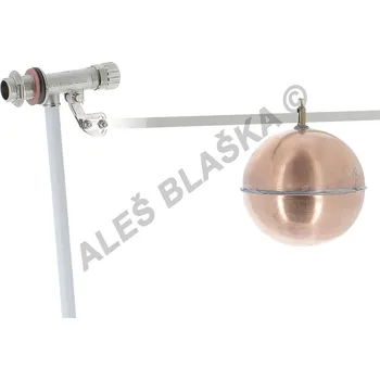 Ventil SFERACO - Francie | Plovákový ventil boční s měděným plovákem, s atestem pro pitnou vodu (napouštění nádrží) - 1/2" 4910