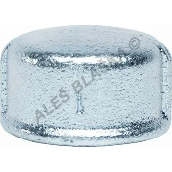 Fitinka GEBO Armaturen - Německo | Víčko pozinkované (vnitřní závit) hladké GEBO Platinum - POZINK (záslepka) - 2,5" GB301