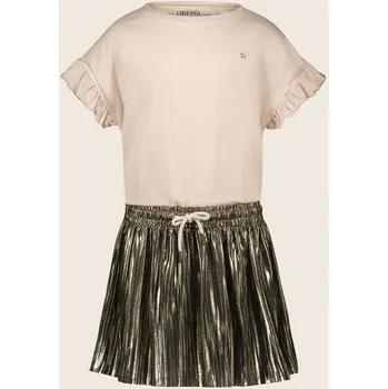 Dívčí šaty Like Flo Beige/ Khaki 6830214 152