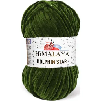 Galanterie HIMALAYA Dolphin Star 92161 Mechová zelená (Příze Dolphin Star 92161 mechová zelená)