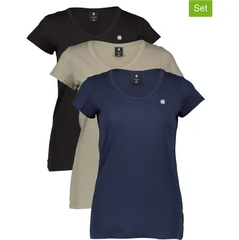 Dámské tričko Tričko G-Star Dunkelblau/ Oliv/ Schwarz 9575676 L