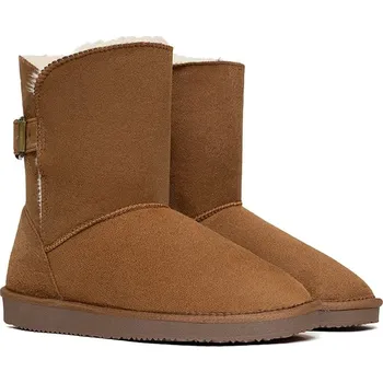 Dámská zimní obuv Kozačky ISLAND BOOT Hellbraun 381185 37