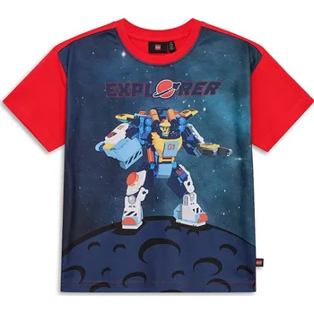 Dívčí tričko Tričko LEGO Rot/ Dunkelblau 508201 122