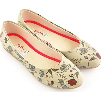 Dámské baleríny Goby Beige/ Bunt 1962550 37