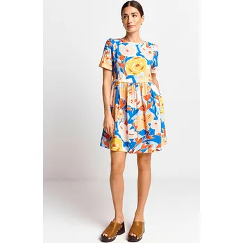 Dámské šaty Šaty Rich & Royal Blau/ Gelb 177233 36
