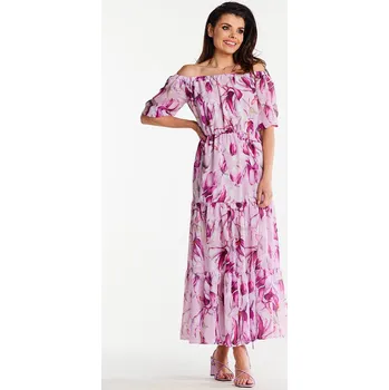 Dámské šaty Šaty Awama Pink/ Bunt 4098528 M