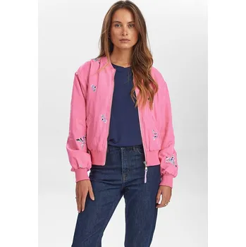 Dámská vesta Bunda NÜMPH Pink/ Bunt 2085809 36