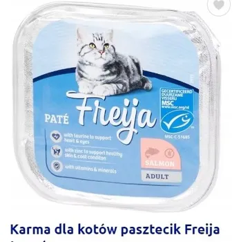 Krmivo pro kočku Freija krmivo mokré krmivo s lososem 0,1 kg