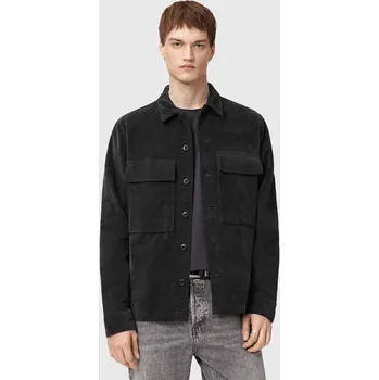 Pánská košile Košile AllSaints HAWKER M017SD černá 99X, vel. XXL