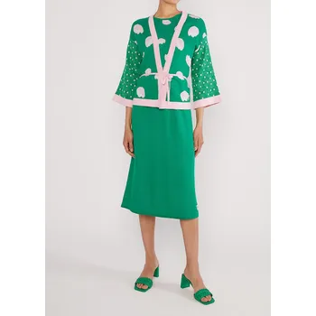 Dámský svetr Blutsgeschwister Grün/ Rosa 3774775 XL