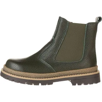 Dívčí kozačky lamino Khaki 782394 33