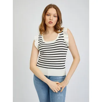 Oblečení a móda orsay Weiß/ Schwarz 6281963 XS