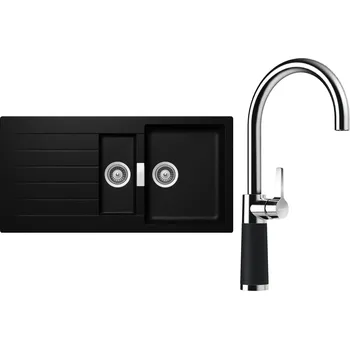 Granitový dřez Set Schock S3-6 (dřez Signus D-150 Magma + baterie SC-520 Magma)