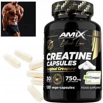 Kreatin Kreatin v kapslích, přírodní Amix 105 g