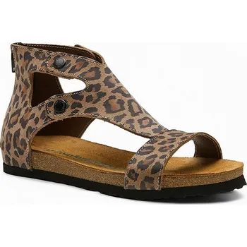 Dámské sandále Comfortfusse Hellbraun/ Schwarz 8515681 36