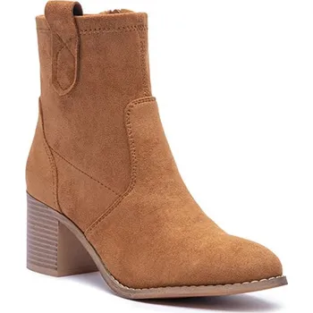 Dámské kozačky Kozačky Foreverfolie Hellbraun 5673464 36