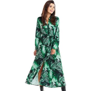 Dámské šaty Šaty Awama Grün/ Bunt 1691173 L