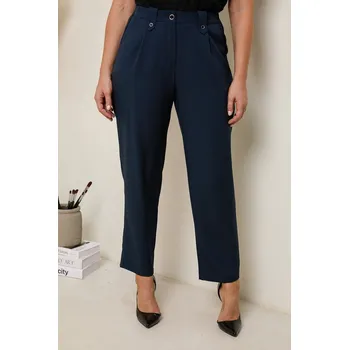 Dámské kalhoty Curvy Lady Dunkelblau 4230303 40/42