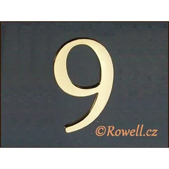 Nábytkové kování C5. Čísélko zlaté '9' (C5. Čísélko zlaté '9'. Praktický doplněk do interiéru.)