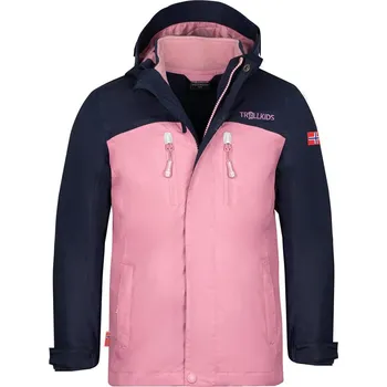 Dívčí bunda Trollkids Rosa/ Dunkelblau 8851453 164