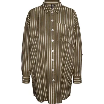 Dámská košile Košile Vero Moda Khaki/ Weiß 8295171 S