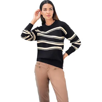 Dámský svetr Heine Schwarz/ Beige 1530632 44