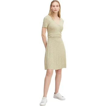 Dámské oblečení Šaty Tom Tailor Beige/ Weiß 848290 40