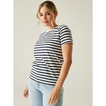 Dámská móda Tričko Regatta Weiß/ Dunkelblau 1956182 36