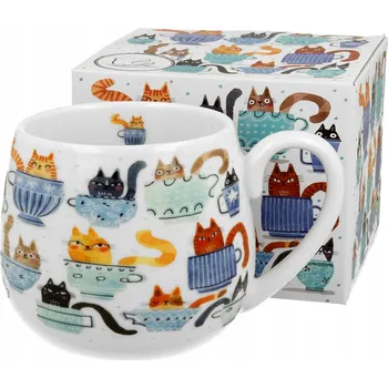 Hrnek Duo Kočičí svět, porcelán, 430 ml