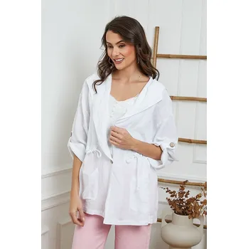 Dámská vesta Bunda Joséfine Weiß 502942 XXL