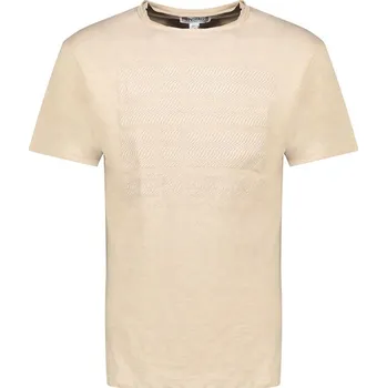Pánské tričko Tričko Geographical Norway Beige 701811 XXL
