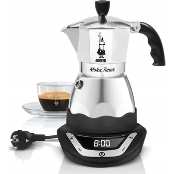 Moka konvice Elektrická moka konvice Bialetti Moka Timer 6 šálků 300 ml