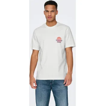 Tričko ONLY & SONS Weiß 3444511 XXL