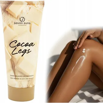Kosmetika na nohy Samoopalovací balzám na nohy s bronzerem 7SUNS Cocoa Legs Dark Delayed Leg 200 ml