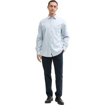 Pánská móda Košile Tom Tailor Hellblau 5175714 M