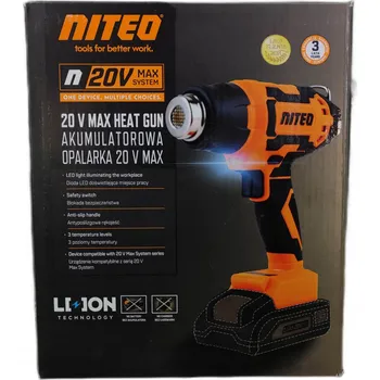 Horkovzdušná pistole Horkovzdušná Pistole Niteo Tools 20 V 550 °C