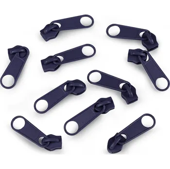 Zip Jezdec ke spirálovým zipům No 5 pro metráž typu POL, velké, 330 modrá tmavá