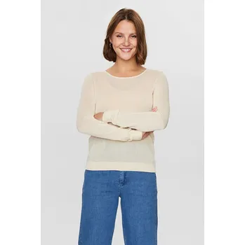 Dámský svetr NÜMPH Beige 3419571 XXL