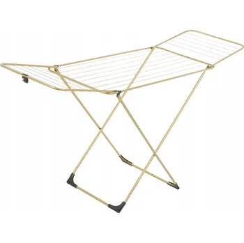 Sušák na prádlo VOLNĚ STOJÍCÍ SUŠÁK PRÁDLA VELKEA H200 183X55X99 CM ZLATÁ