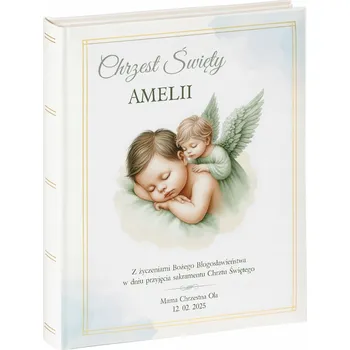 Album na fotky pro dítě, 30 stran, První rok, Křtiny, SAMOLEPICÍ, pod fólii