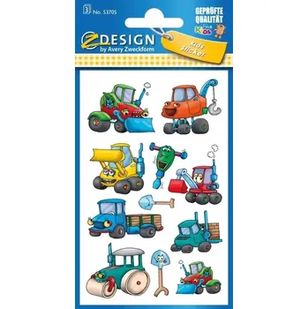 samolepka Ozdobné Samolepky pro děti Avery - Vozidla