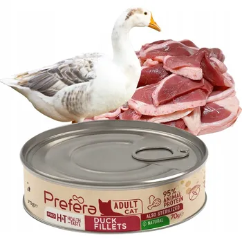 Krmivo pro kočku PREFERA PRO bezobilné krmivo pro kočky, kachní filé s kuřecím masem 70g