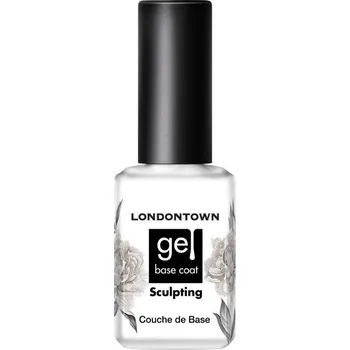 Lak na nehty LONDONTOWN Gel Sculpting Base Coat stavební gelový lak na poškozené nehty