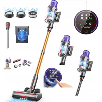 Vysavač Tyčový vysavač Laresar V7 žlutý/zlatý