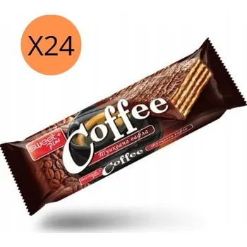 SWEET PLUS COFFEE Oplatka s kakaovou polevou 24 x 35 g