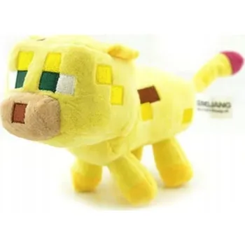 plyšák MINECRAFT OCELOT ŽLUTÝ PLYŠÁK KOČKA 22 cm