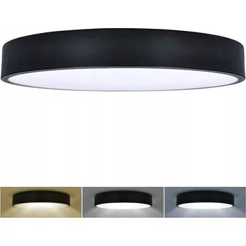 Stropní přisazené svítidlo Solight 48 W s vyměnitelným LED modulem, 40 cm, černé